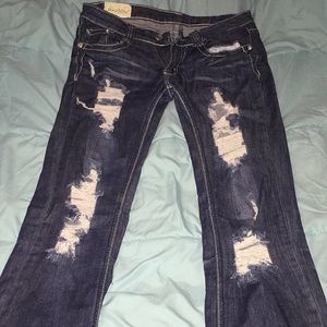 Machine Denim Straight leg jeans